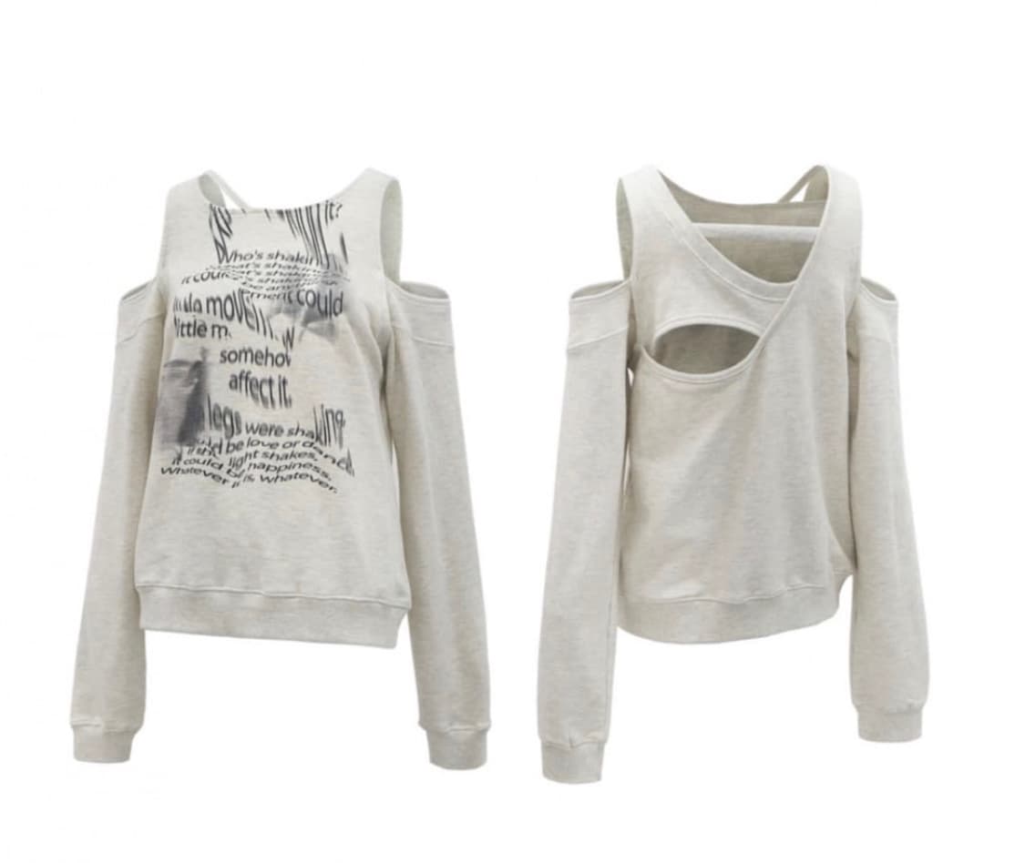 nache 나체 bare sweat shirt 베어 스웨트 셔츠 맨투맨 상품이미지1