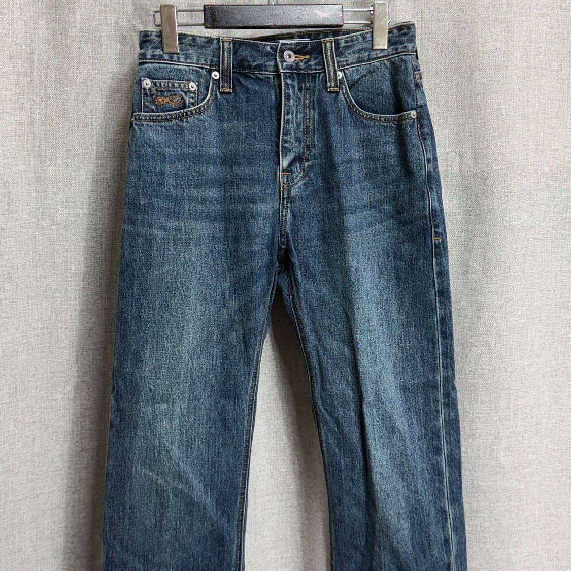 [30] 플랙진 x OAM 팩토리 핏더사이즈 중청데님 청바지 상품이미지3