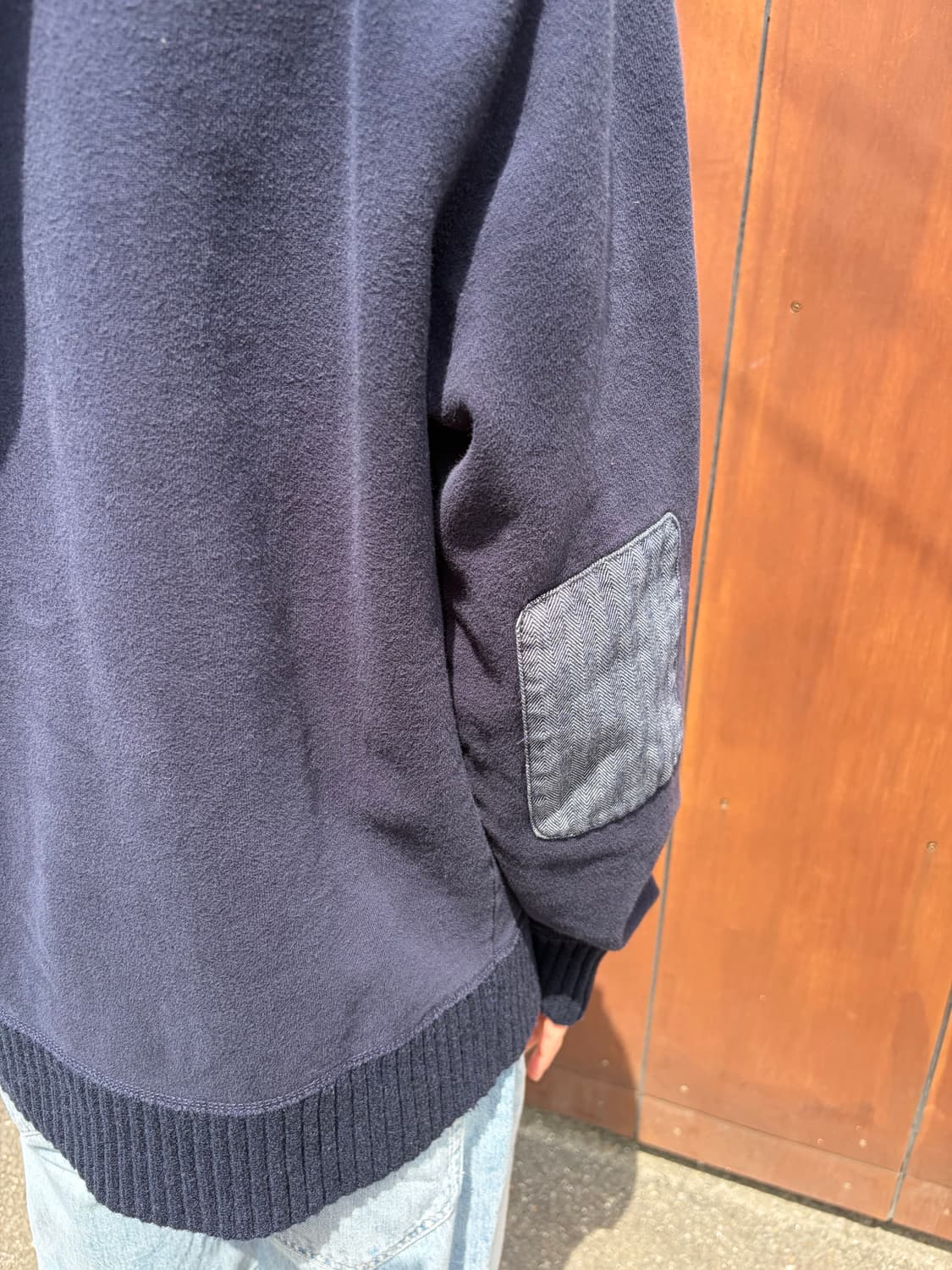 Tommy Hilfiger 엘보 패치 하프집업 후드 니트 상품이미지5