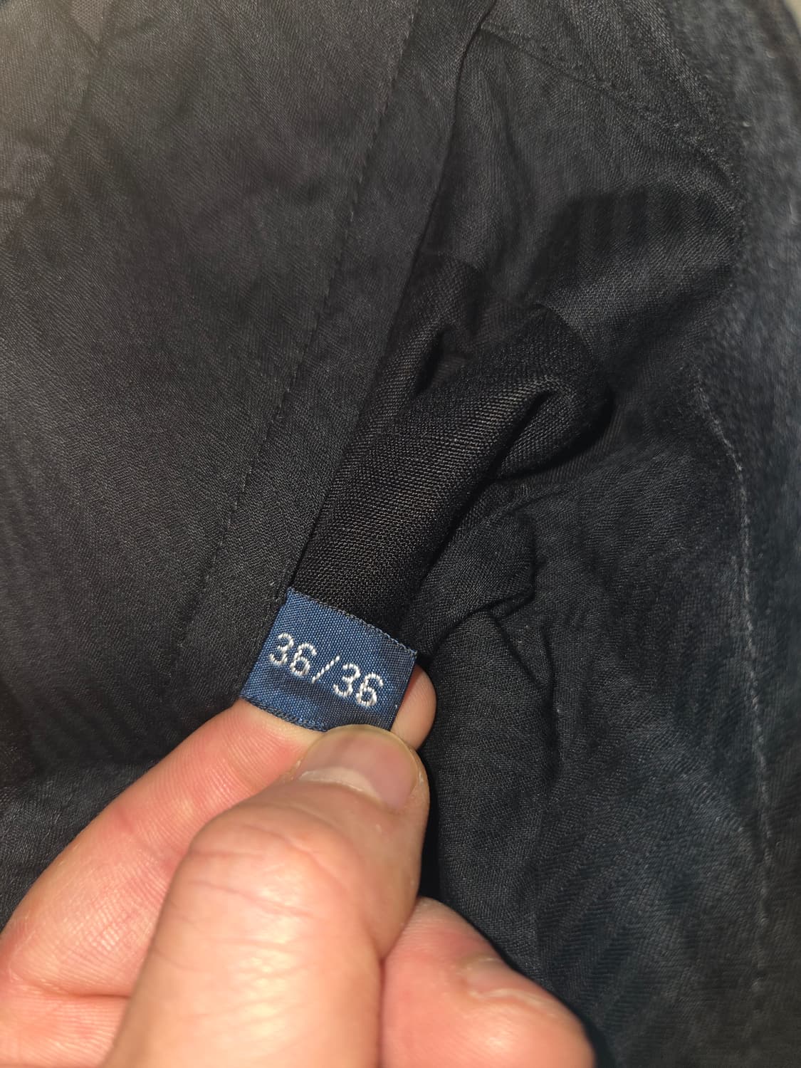 (미착용)POLO RALPH LAUREN 블랙 린넨 슬랙스 팬츠 상품이미지8