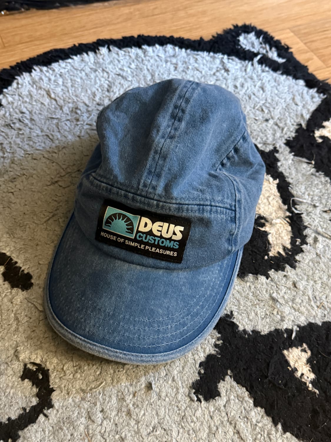 🔥데우스 레져 5 패널 캡 블루🔥 상품이미지1