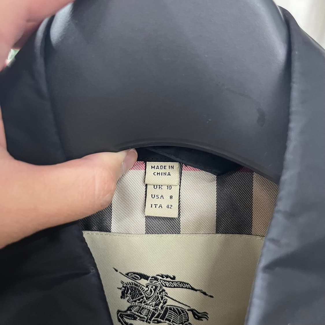 버버리 나일론 벨티드 트렌치 코트 Uk10 상품이미지3