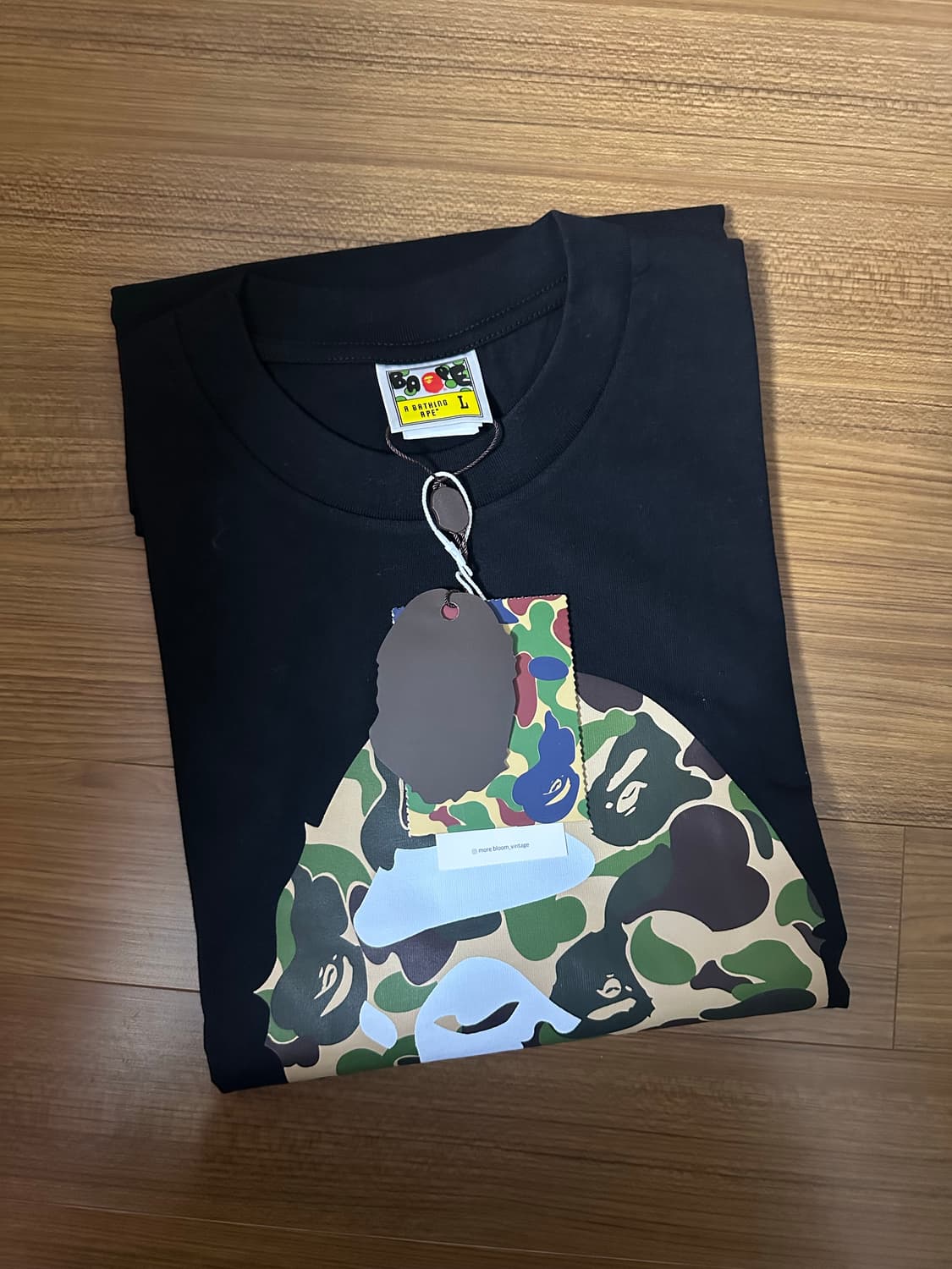 BAPE 카모 티셔츠 L 새상품 상품이미지2
