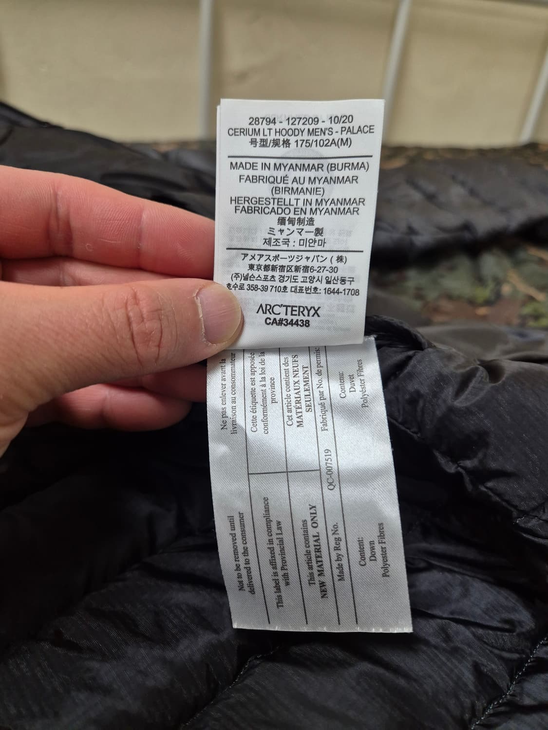 M) 아크테릭스 팔라스 세륨 lt 후디 상품이미지5