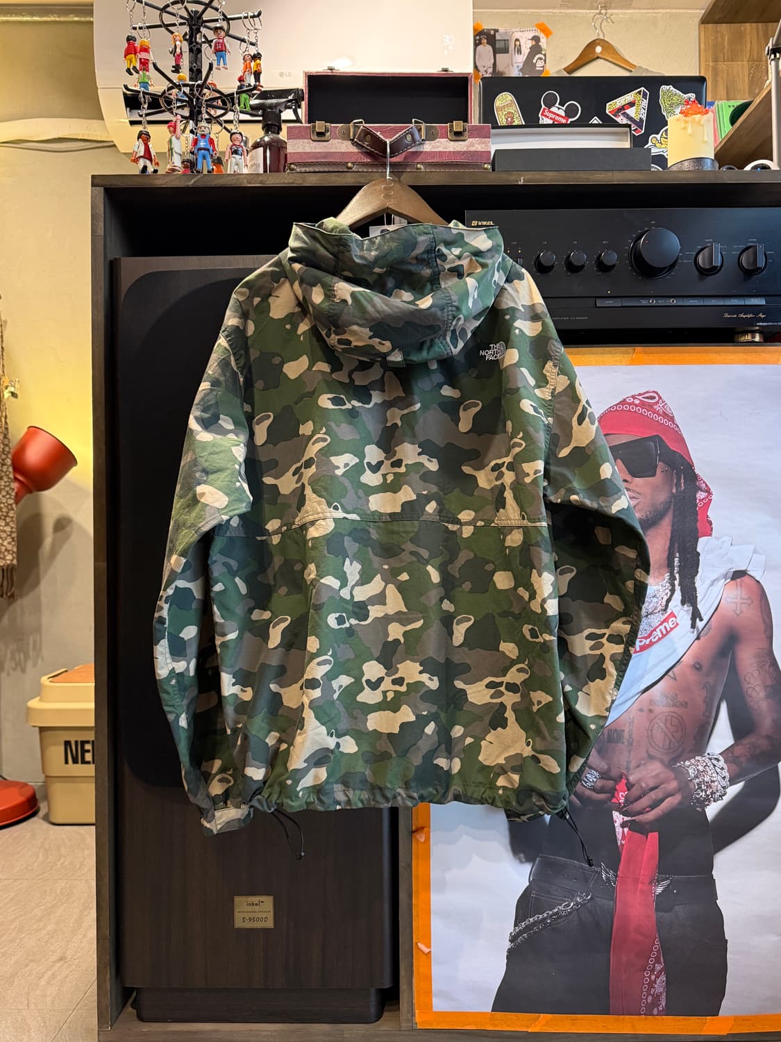 노스페이스 노벨티 미드로고 바람막이 XL 상품이미지2