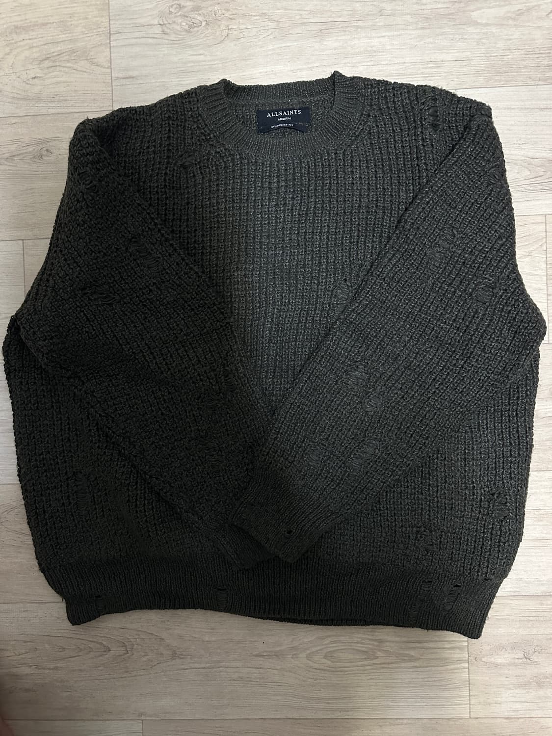 올세인츠 디스트로이드 데미지 니트 스웨터 팝니다 ! 상품이미지1