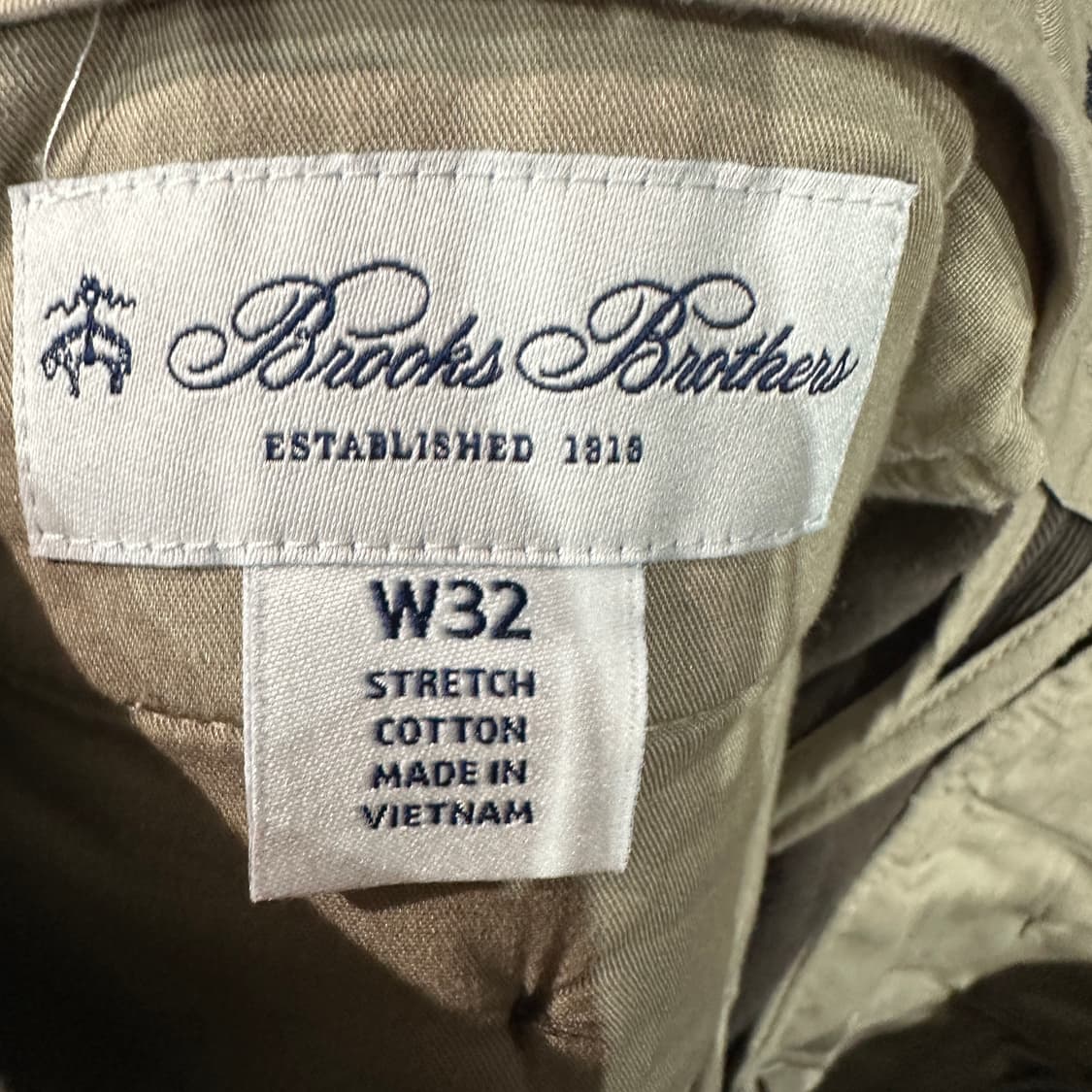 브룩스브라더스 브라운 치노팬츠 면바지 32 상품이미지4