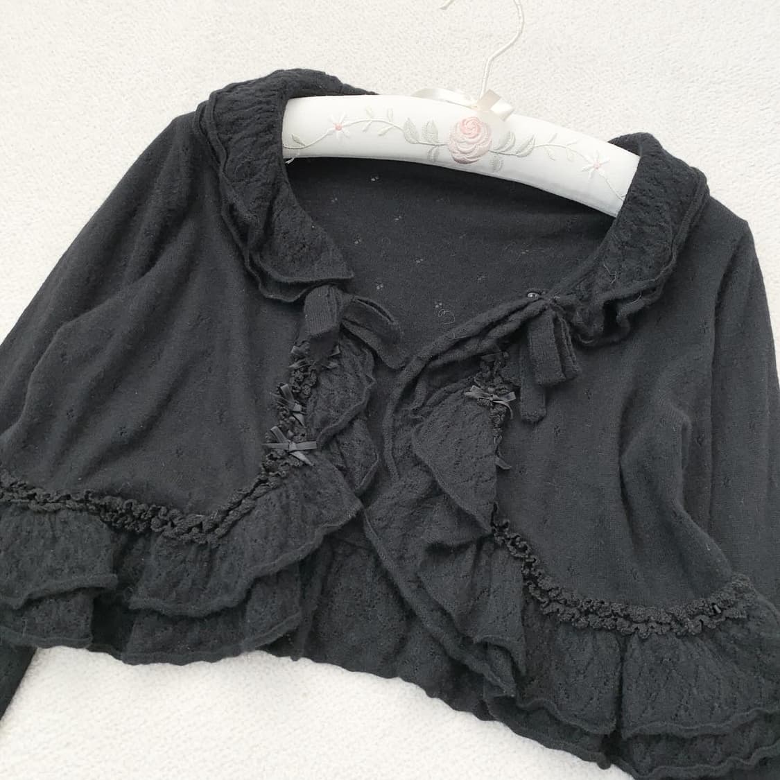 핑크하우스 블랙 볼레로 가디건 상품이미지1