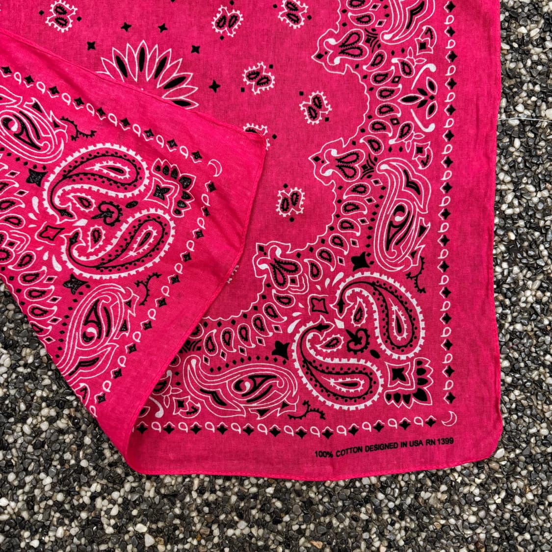 빈티지 페이즐리 반다나 designed in USA (53x50cm)  상품이미지2