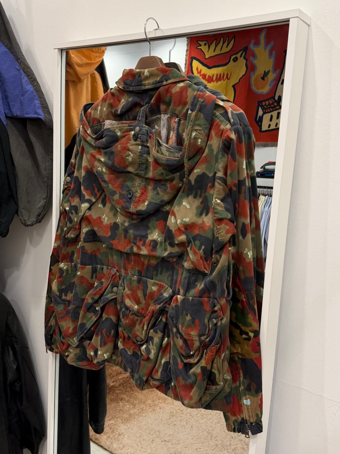 70-80s Military 스위스군 M70 알펜플라쥬 필드 자켓 상품이미지4