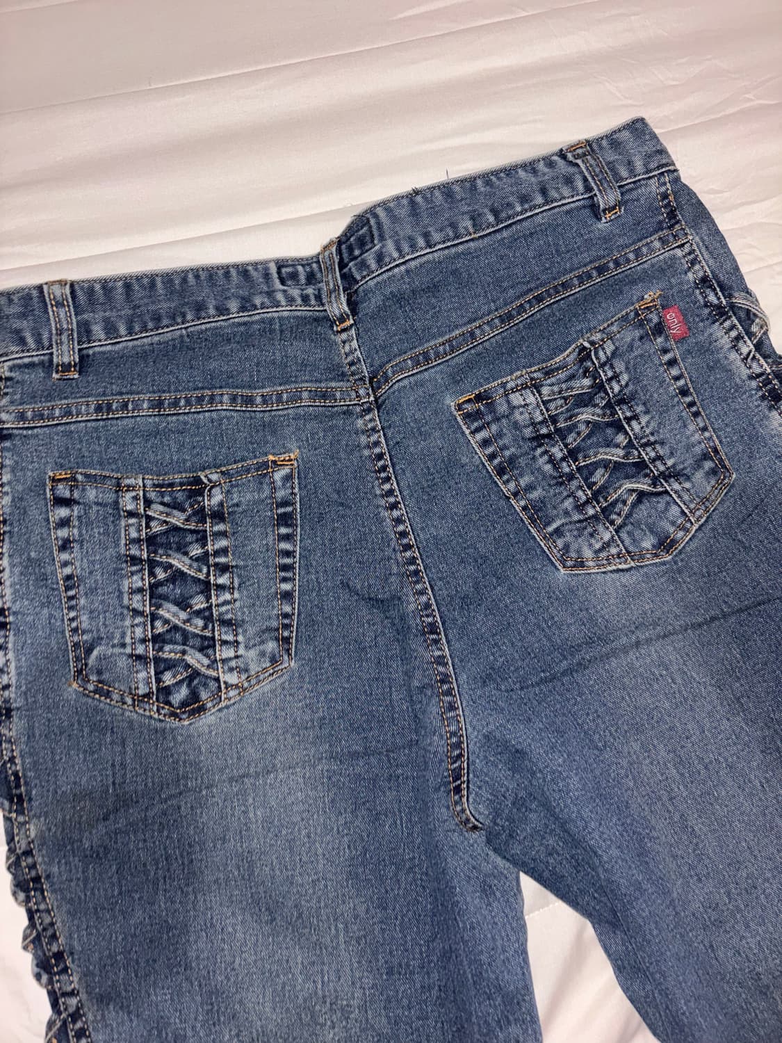 와투케 y2k 로우라이즈 청바지  상품이미지3