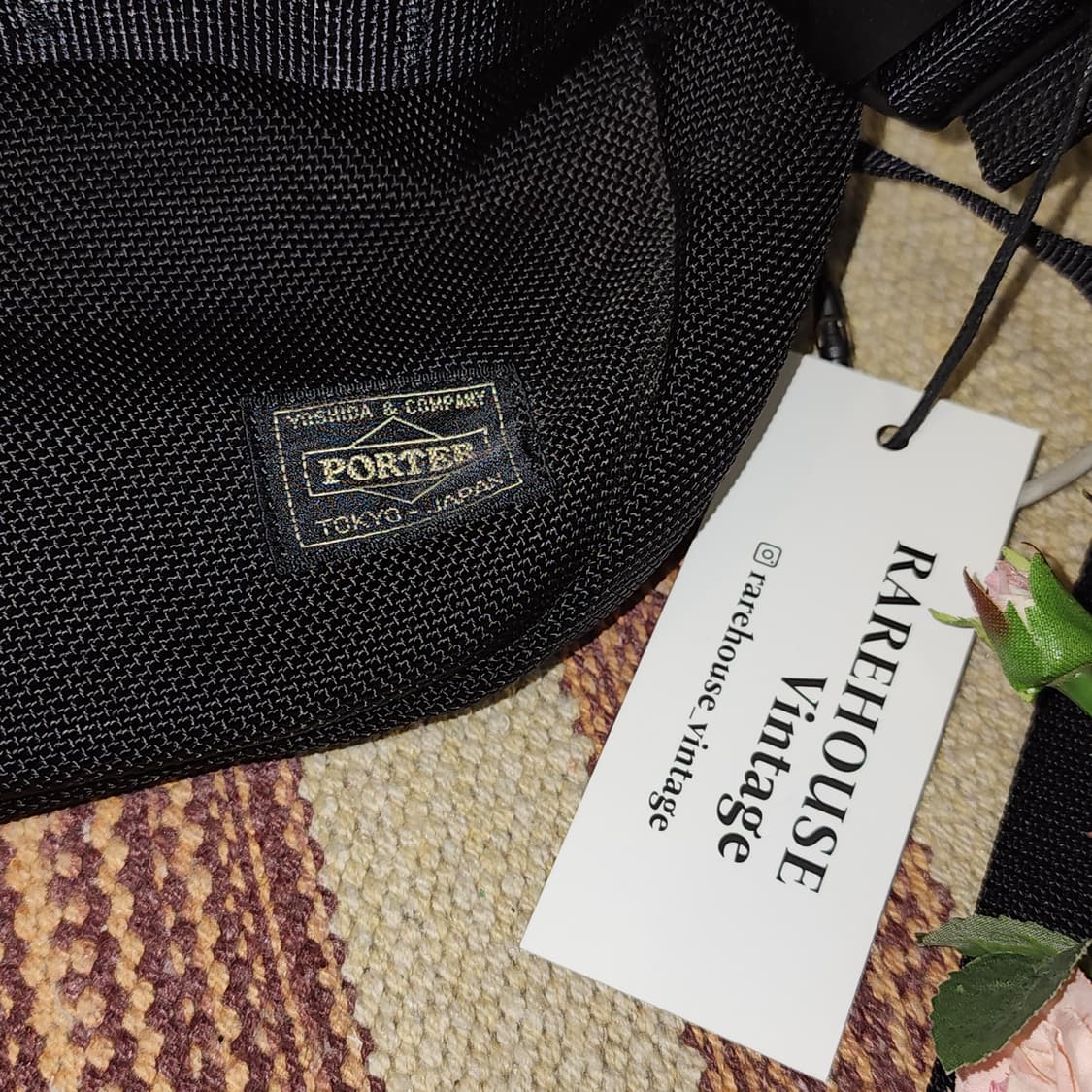 포터 밀리터리 백팩 블랙 포터 가방 상품이미지5