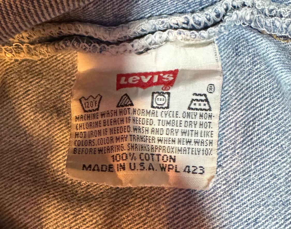 usa 빈티지 리바이스 501 xx데님 33"(30~31추천) (481) 상품이미지4