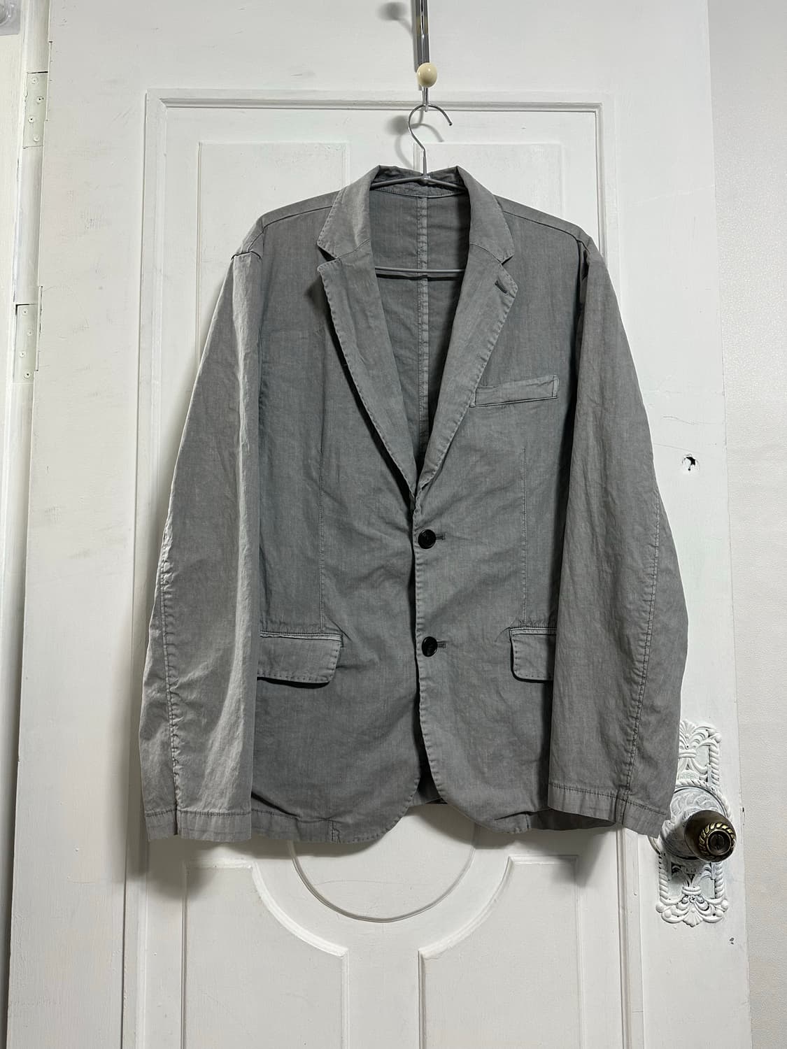 시리즈 코튼린넨 가먼트다잉 블레이저 상품이미지1