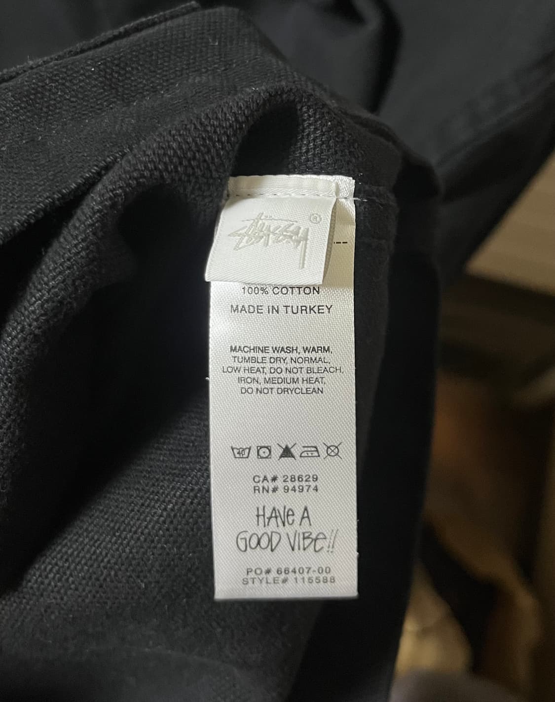 스투시 초어 자켓 블랙 ( L ) 상품이미지5