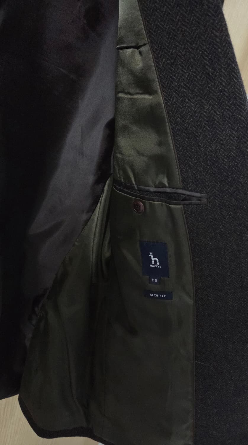 (착샷) 헤지스 헤링본 트위드 자켓 블레이저  상품이미지6