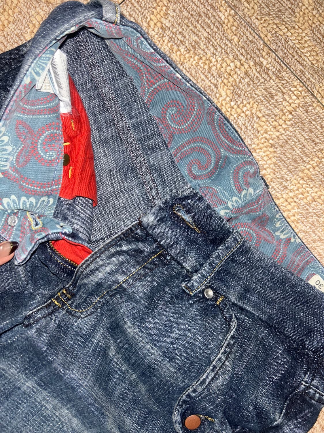 디젤 빈티지 로우라이즈 팬츠 상품이미지3