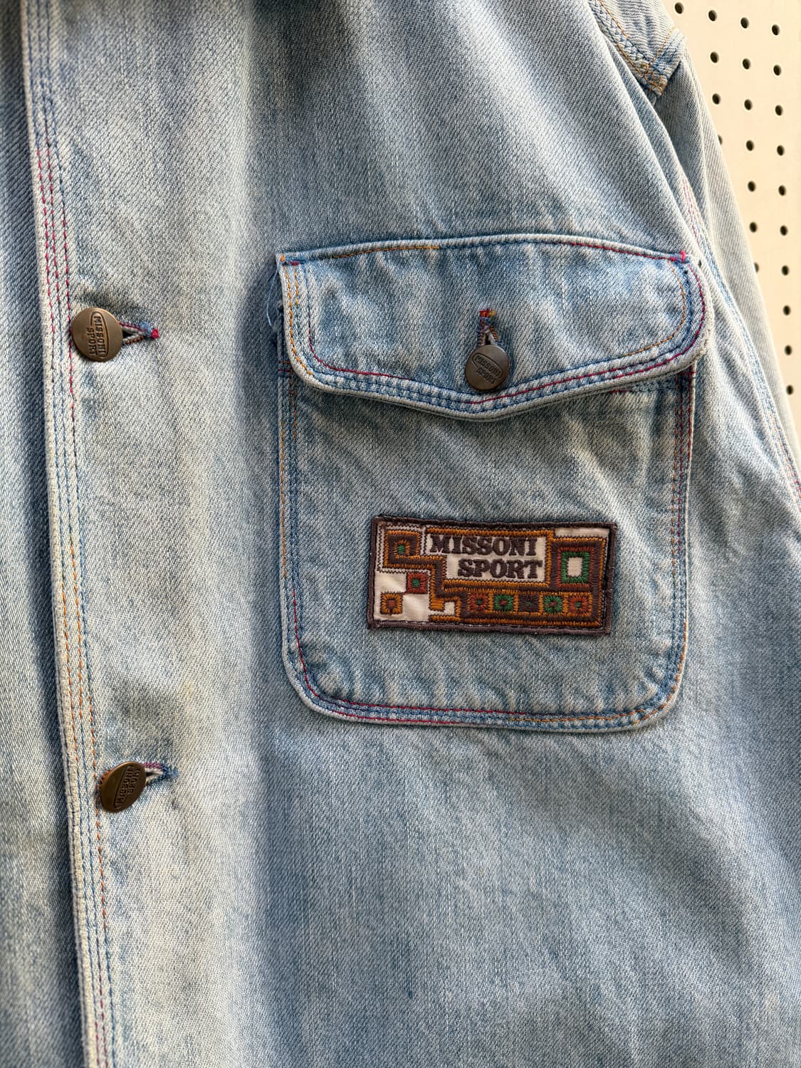 1990s MISSONI SPORT ITALY 미쏘니스포츠 데님자켓 상품이미지6