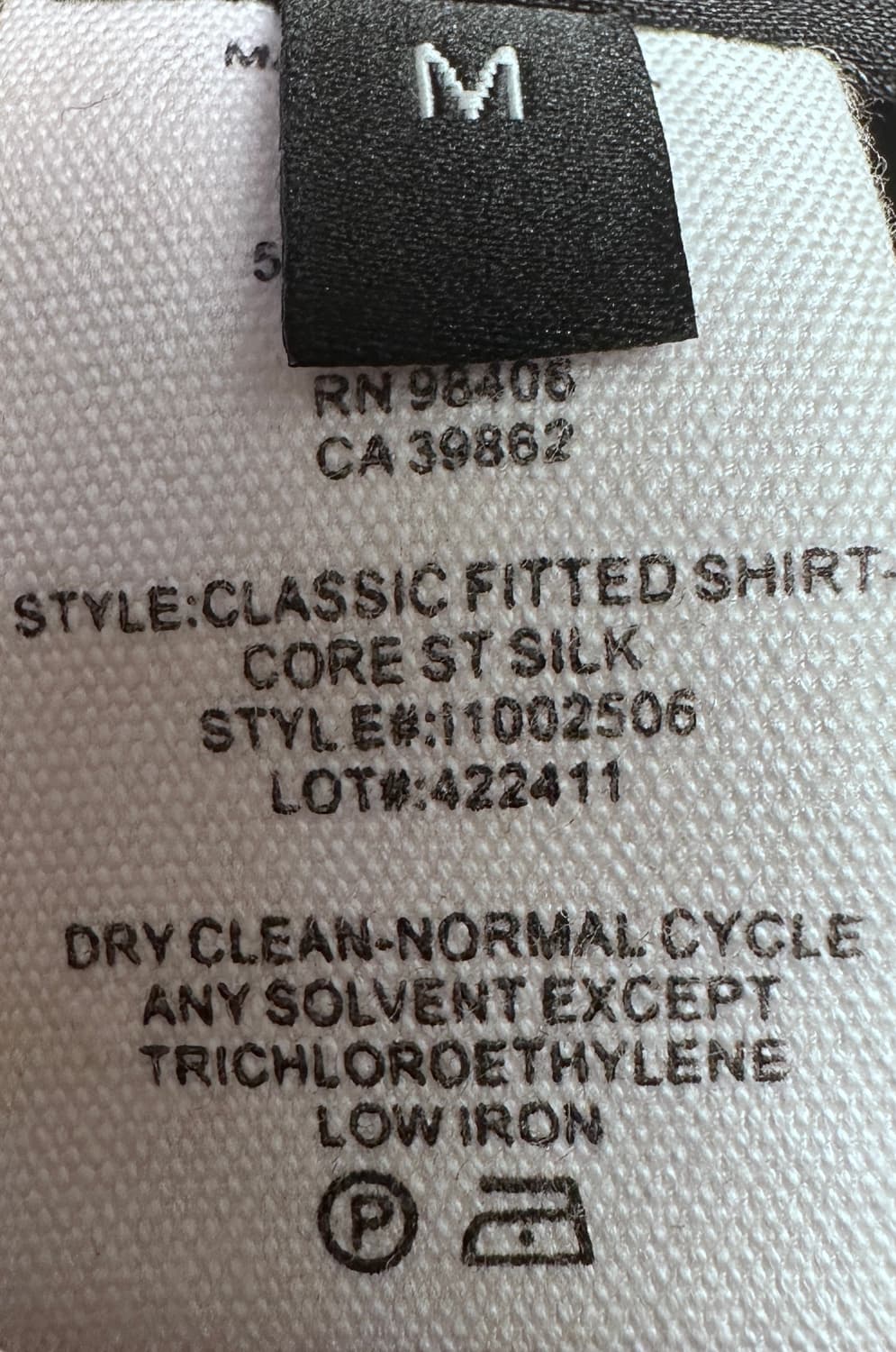 띠어리 Theory 클래식 핏 실크 셔츠 블랙 M 상품이미지4