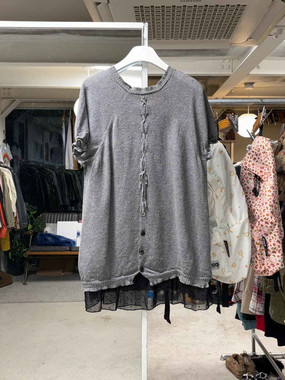 Frapbois 버튼 니트탑 상품이미지3