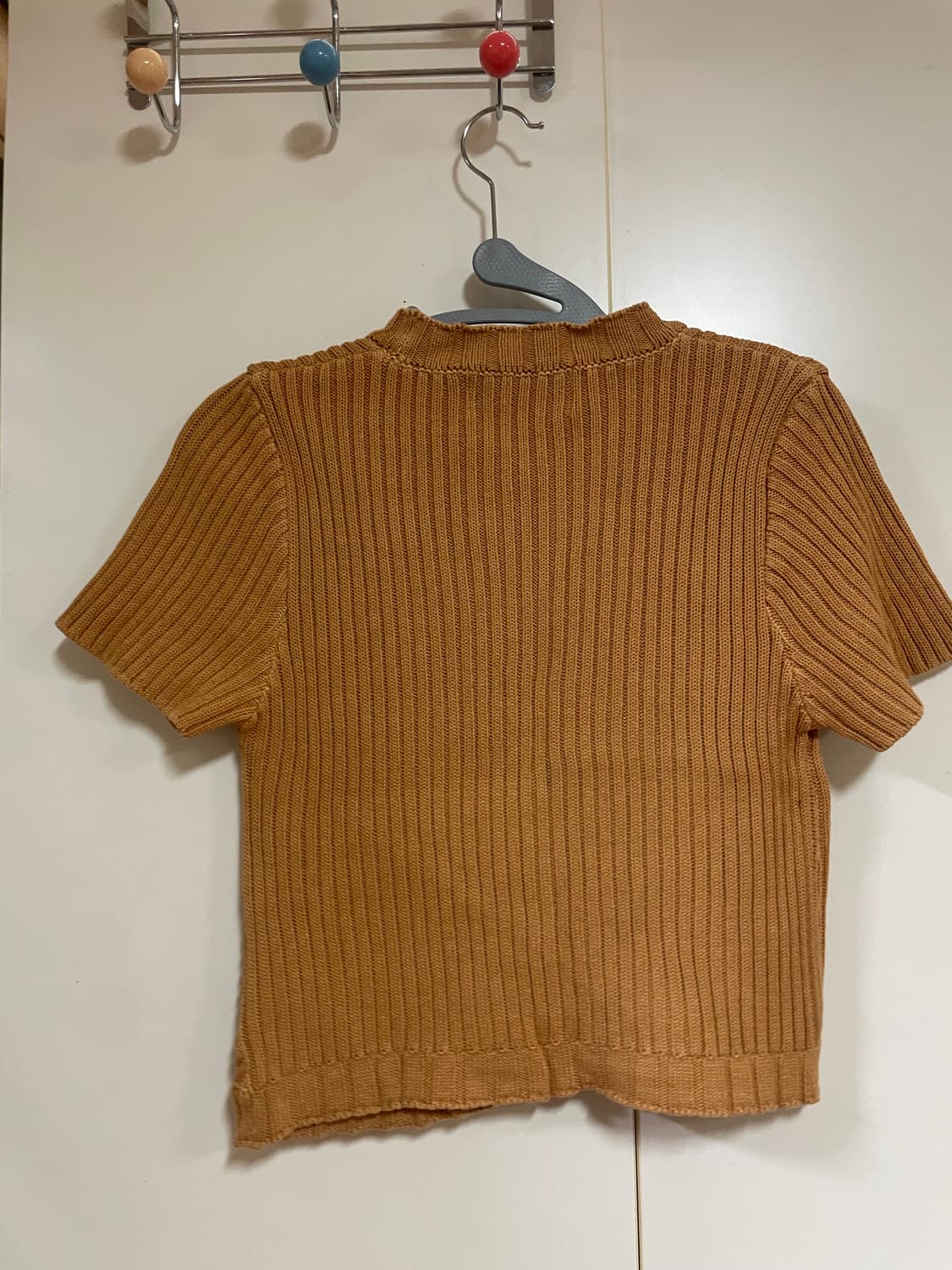 마뗑킴 크롭 반팔 니트 상품이미지3