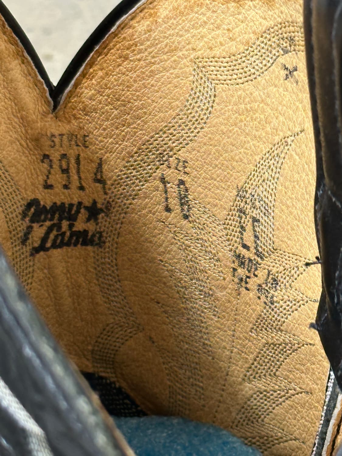 90’s USA Made 토니라마 카우보이 웨스턴 부츠 상품이미지8