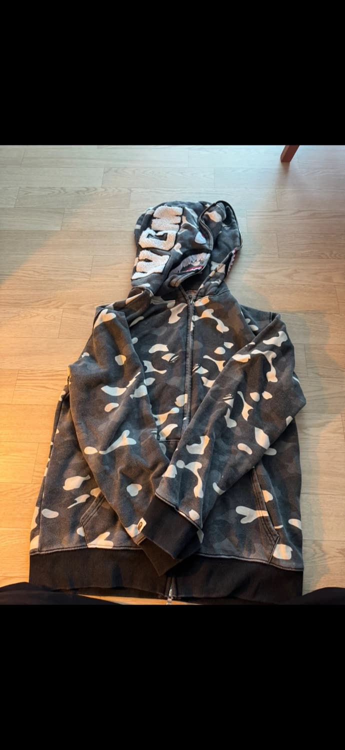 베이프 카모 후드집업 상품이미지1