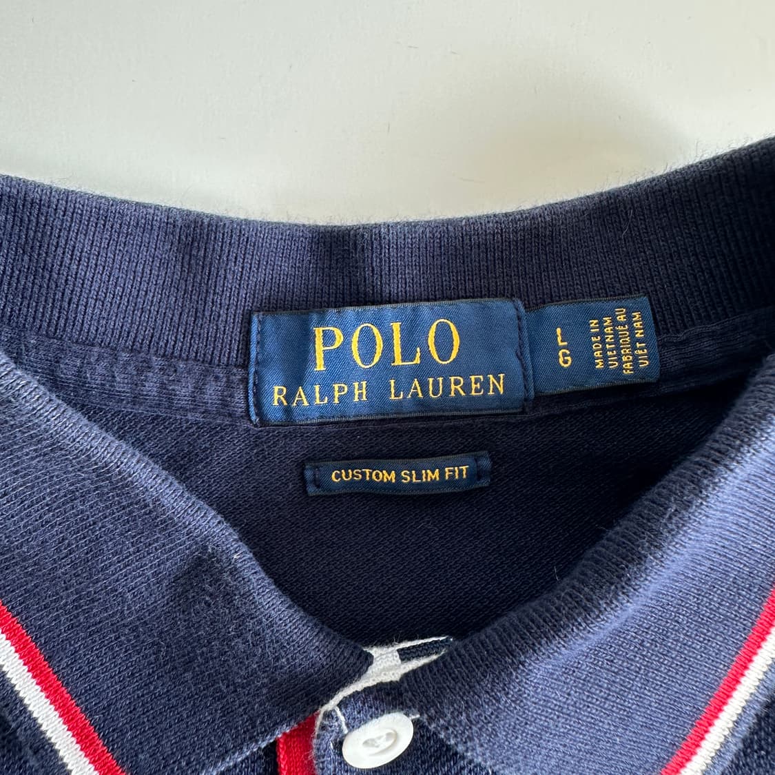 Polo 폴로 랄프로렌 신형 USA 빅포니 배색 단가라 PK 상품이미지5