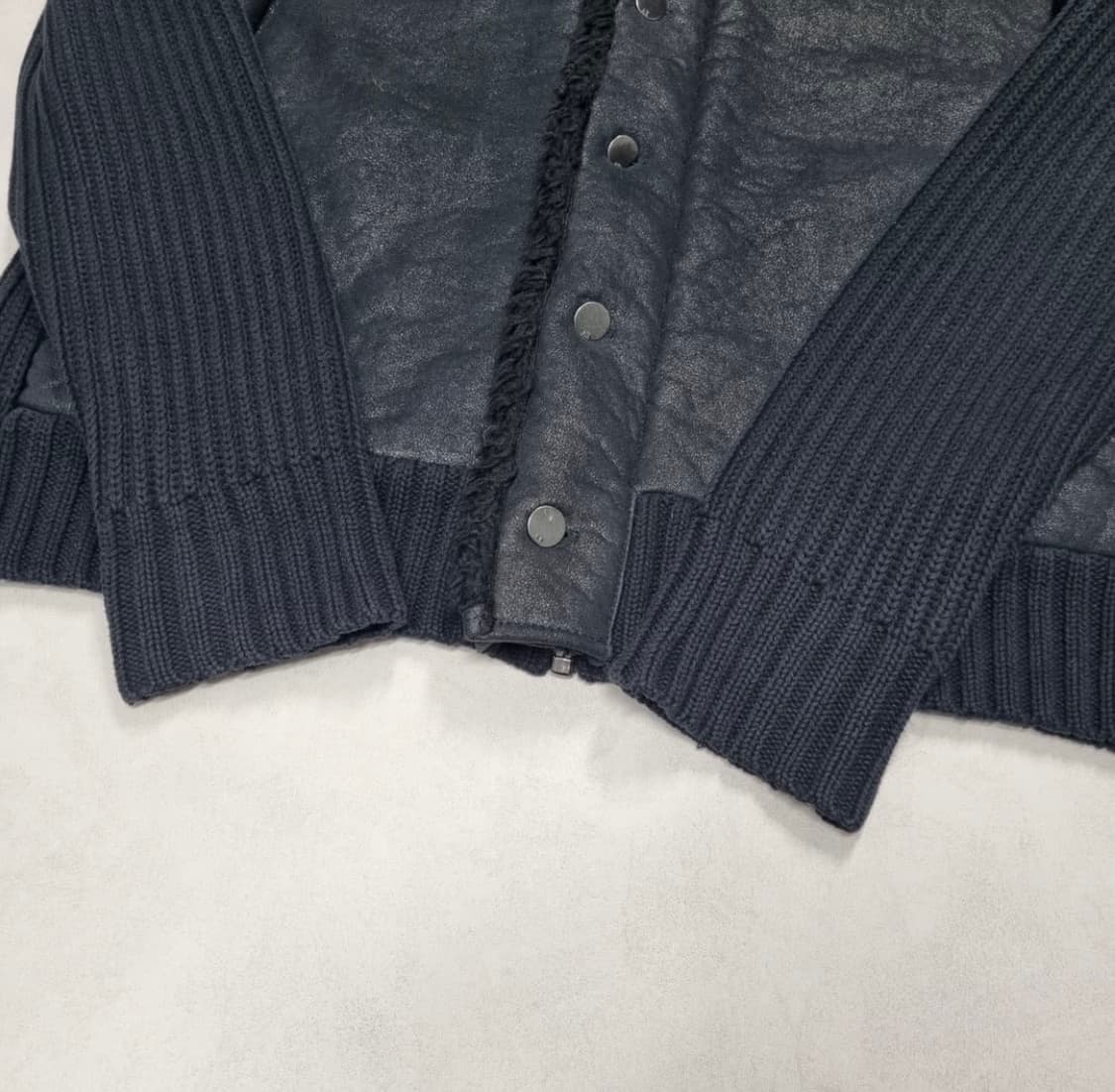 아르마니 익스체인지 무스탕 니트 자켓 -L 상품이미지6