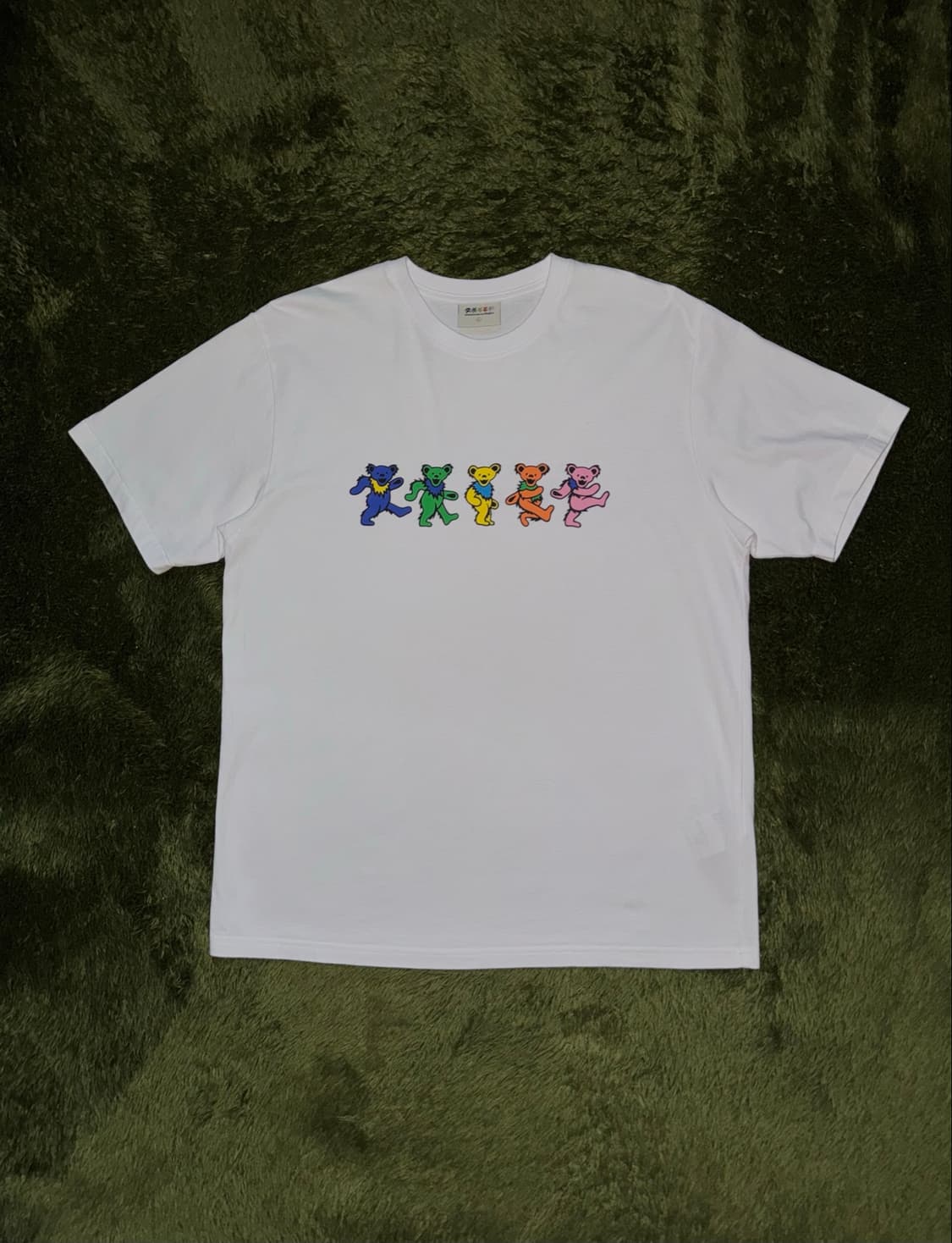 [L] 디스이즈네버댓 x 그레이트풀 데드 댄싱 베어 티셔츠 화이트 상품이미지1