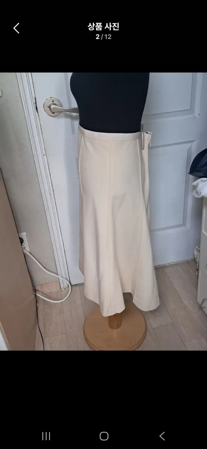 Theory 띠어리 베이지 울 스커트(4사이즈- 약 55~날씬66) 상품이미지2