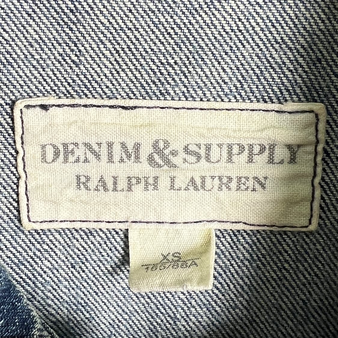 데님 앤 서플라이 랄프로렌 빈티지 워싱 데님 트러커 자켓 XS 상품이미지3