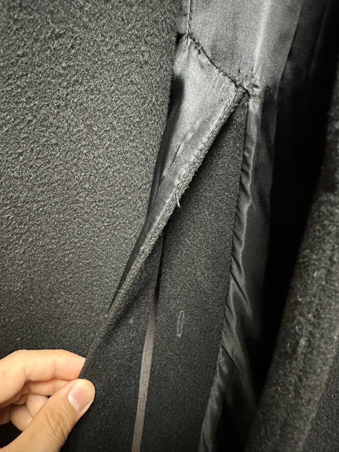 마마가리 / 히든싱글 롱 코트 / 46사이즈 상품이미지5