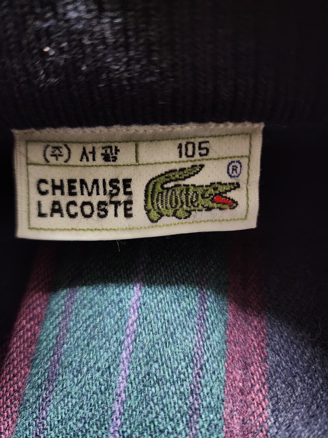 라코스테 올드스쿨 울 블루종 자켓 상품이미지5