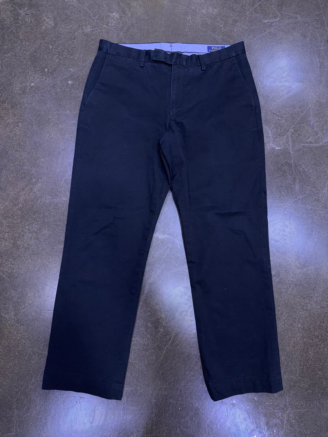 폴로 랄프로렌 스트레치 스트레이트핏 치노팬츠 블랙 32 상품이미지1