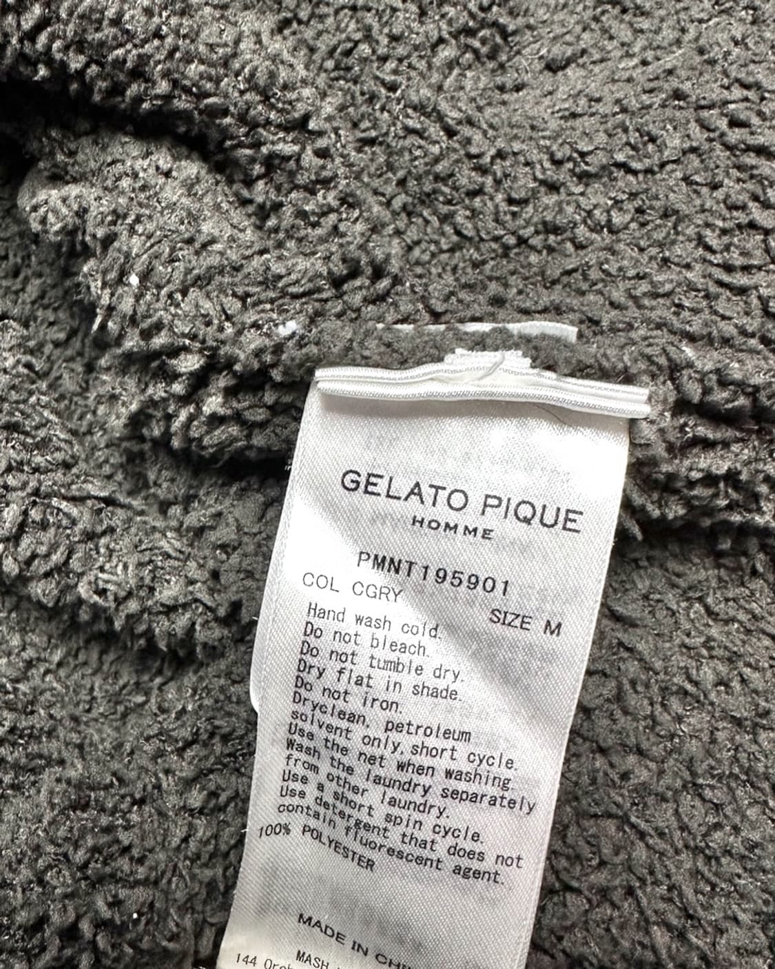 젤라또피케옴므 백로고 풀오버 상품이미지5