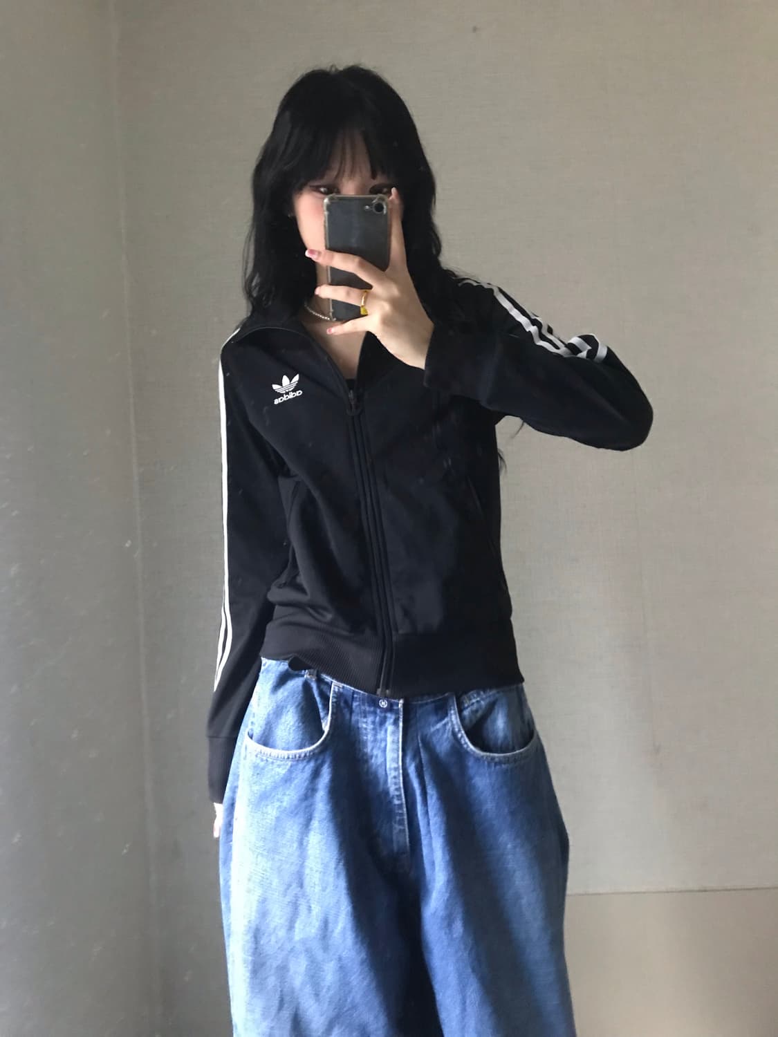 아디다스 블랙 슬림핏 제니져지 상품이미지4