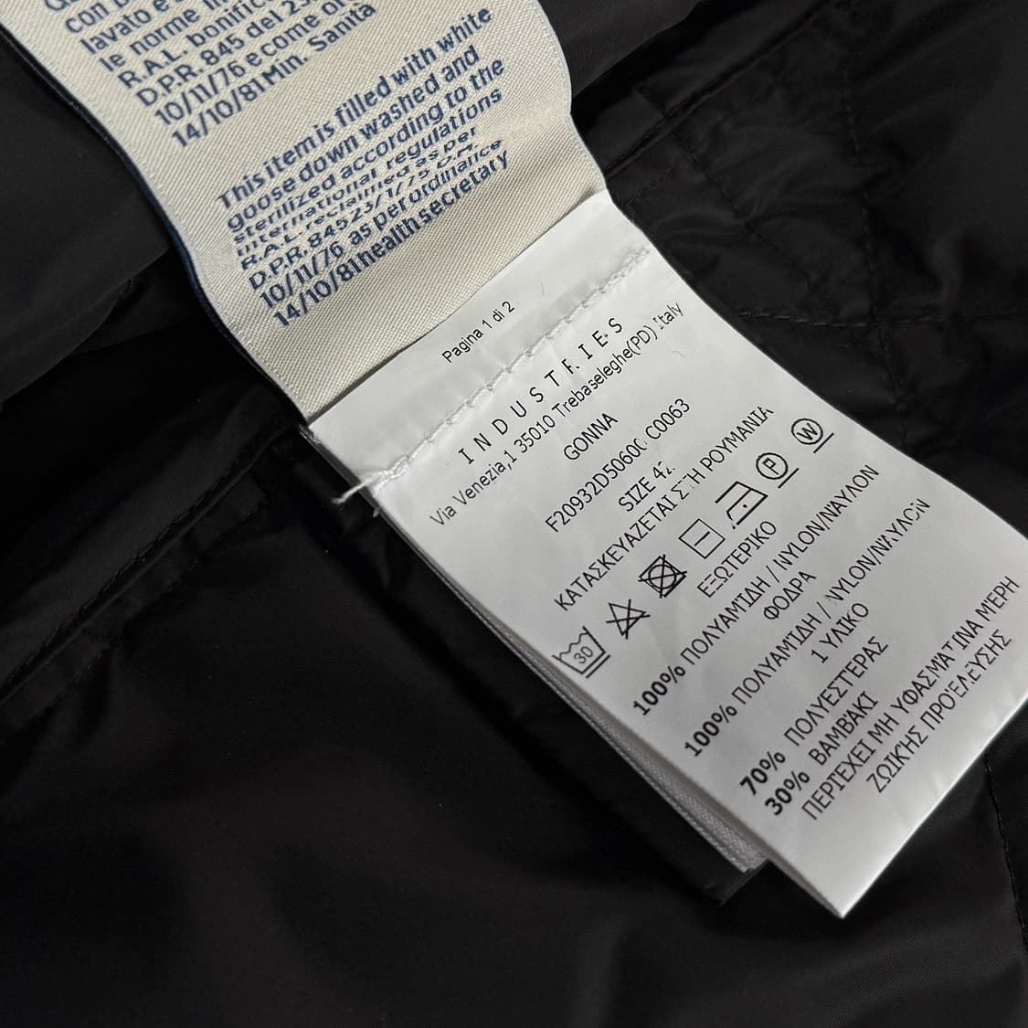 몽클레어 구스 랩 스커트 상품이미지4