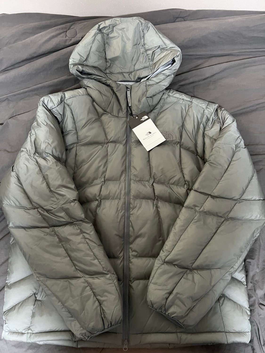 (L) 노스페이스 경량패딩 그레이 새상품 웨이브LT온 자켓 상품이미지2