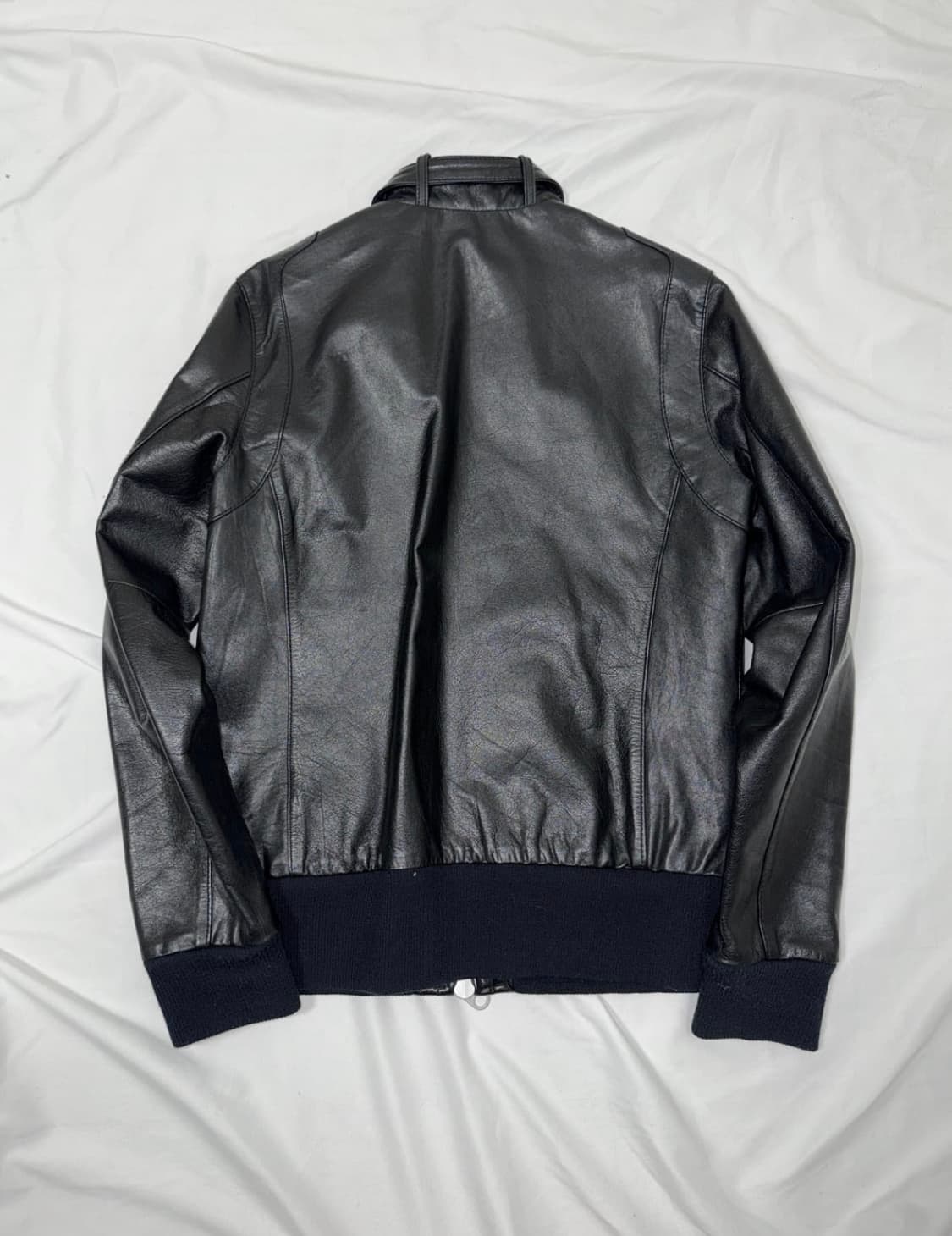 lamb skin leather jacket 상품이미지6