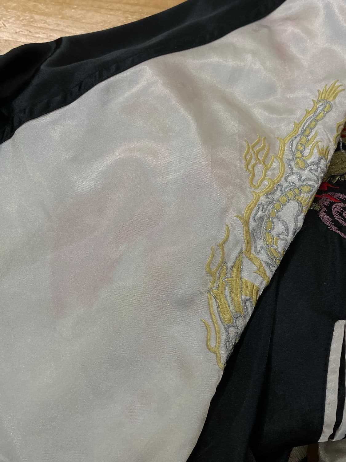 재팬스타일 올드스쿨 오리지널 자수 스카잔 블랙 M 상품이미지9