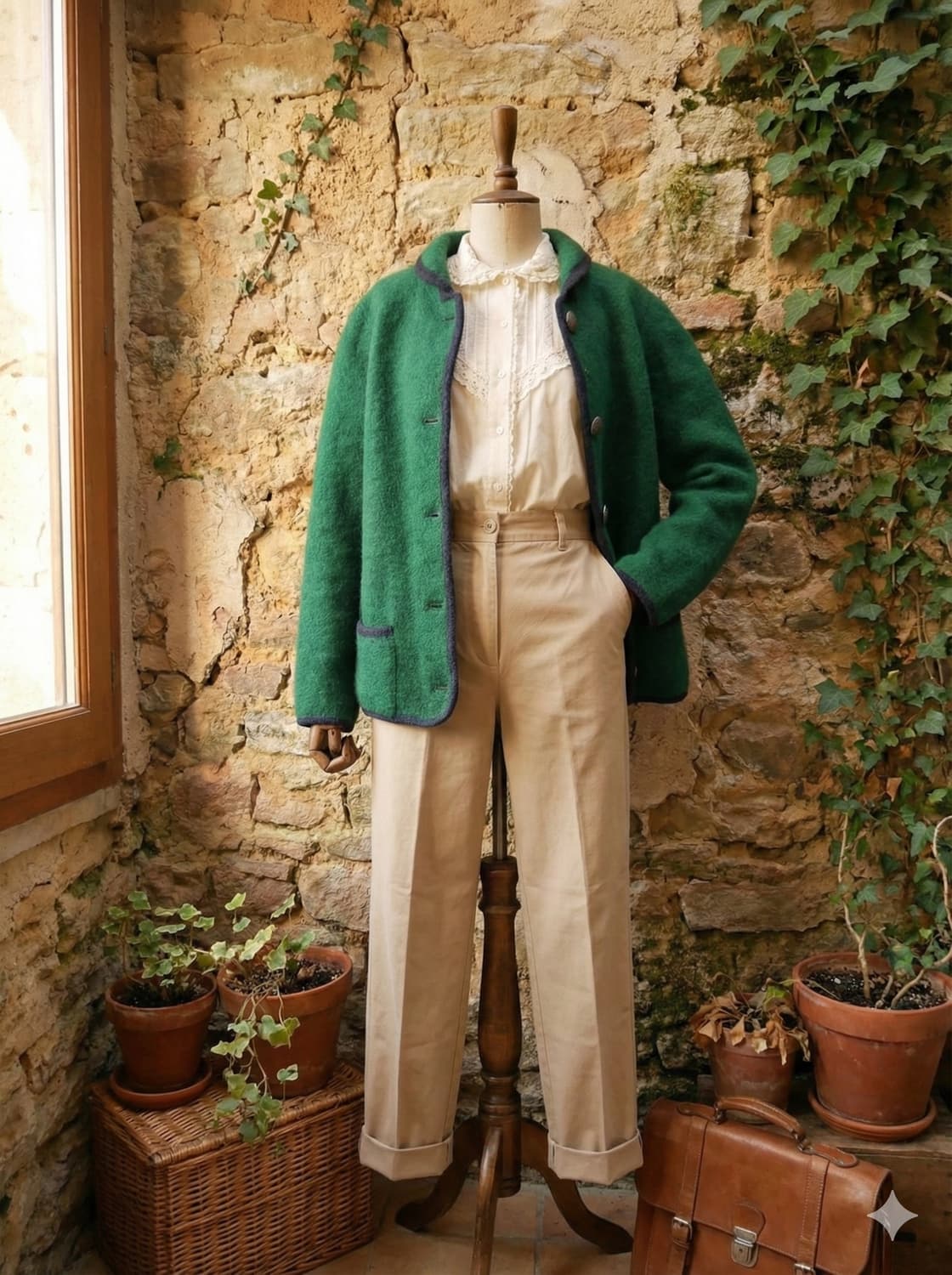  Deep Green Tyrolean Jacket 상품이미지3