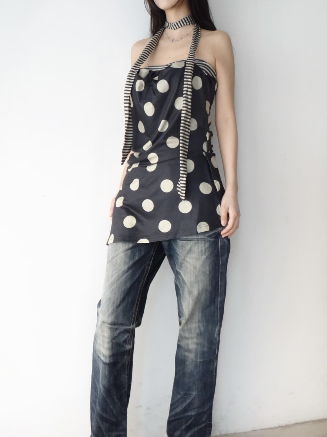 Dot multy layered ops & top 상품이미지3