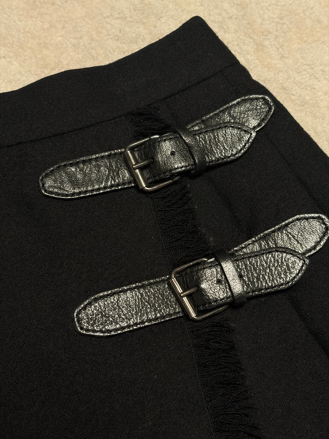 돌체앤가바나 랩 플리츠 스커트 상품이미지3