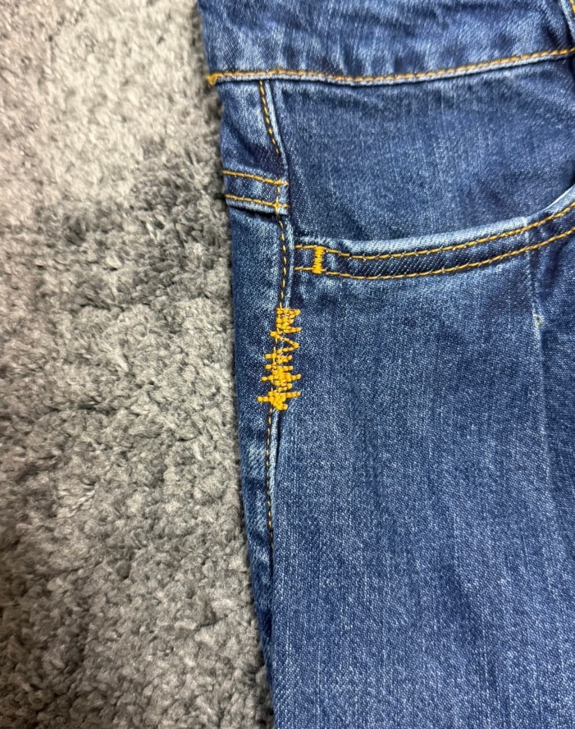 Zara x Ader Error Wide Leg Jeans Blue  상품이미지5