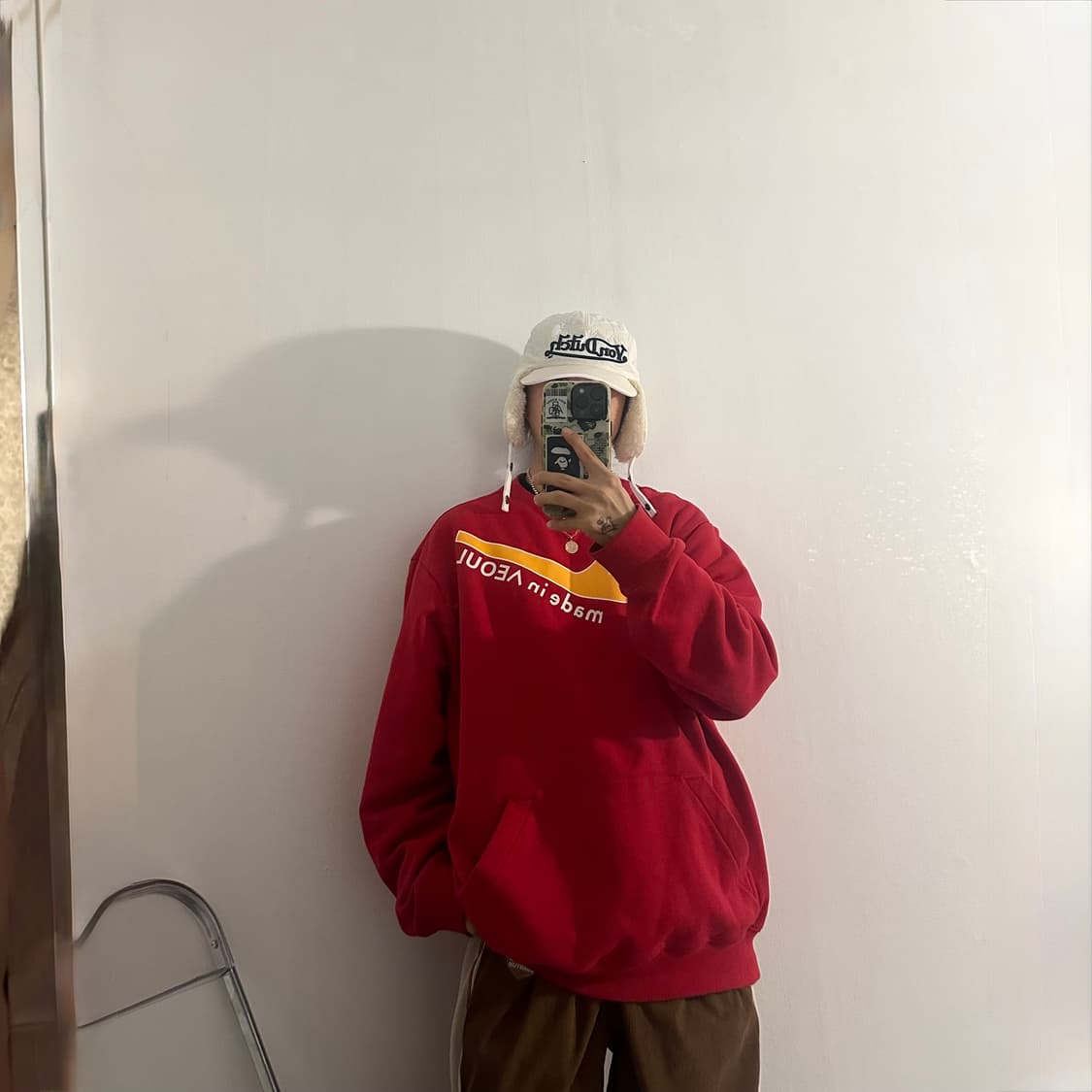 본더치 퀄팅 누빔 트루퍼햇 이어플랩 상품이미지2