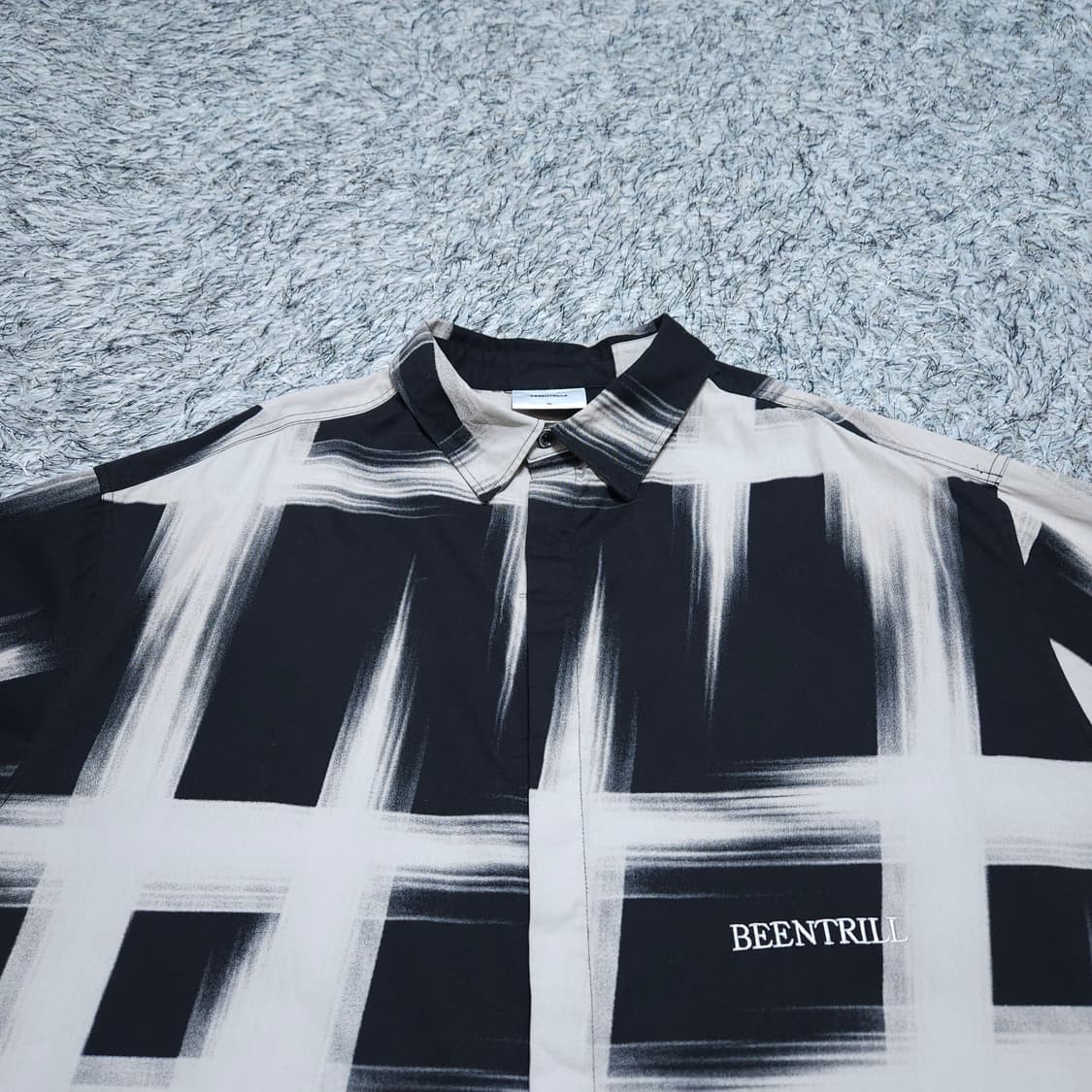 빈트릴Beentrill) XL 남자 오버핏 셔츠남방 / 왕눈이샵 상품이미지3