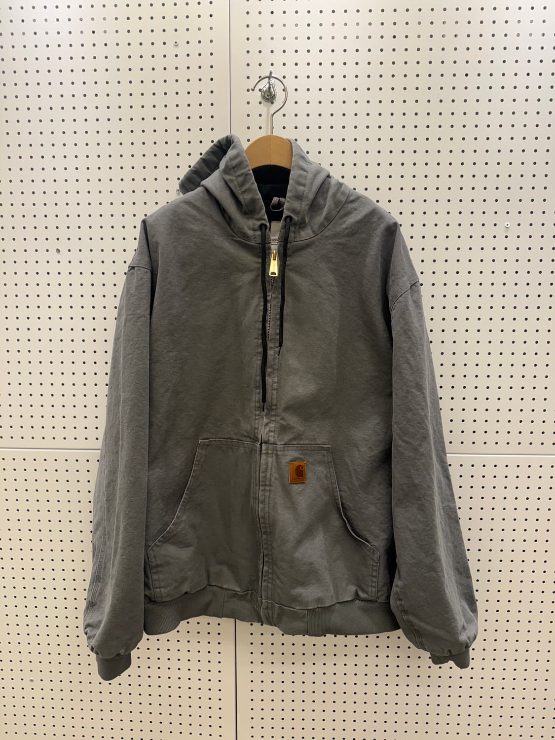 칼하트 j25 액티브 그레이 워크 자켓 U634 상품이미지2