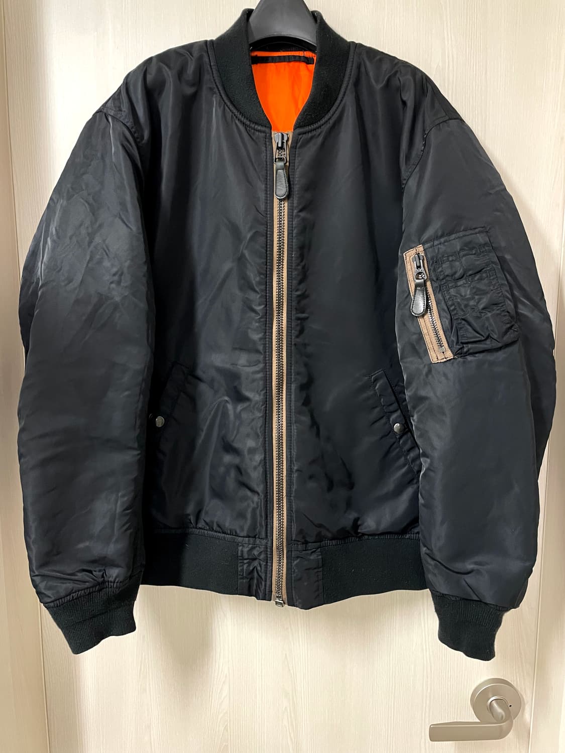 휴스턴/ MA-1 블랙/ XL 상품이미지1