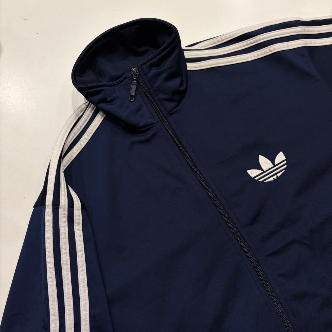 [95] 09s 아디다스 파이어버드 네이비 삼선 트랙탑 져지 C358 상품이미지3
